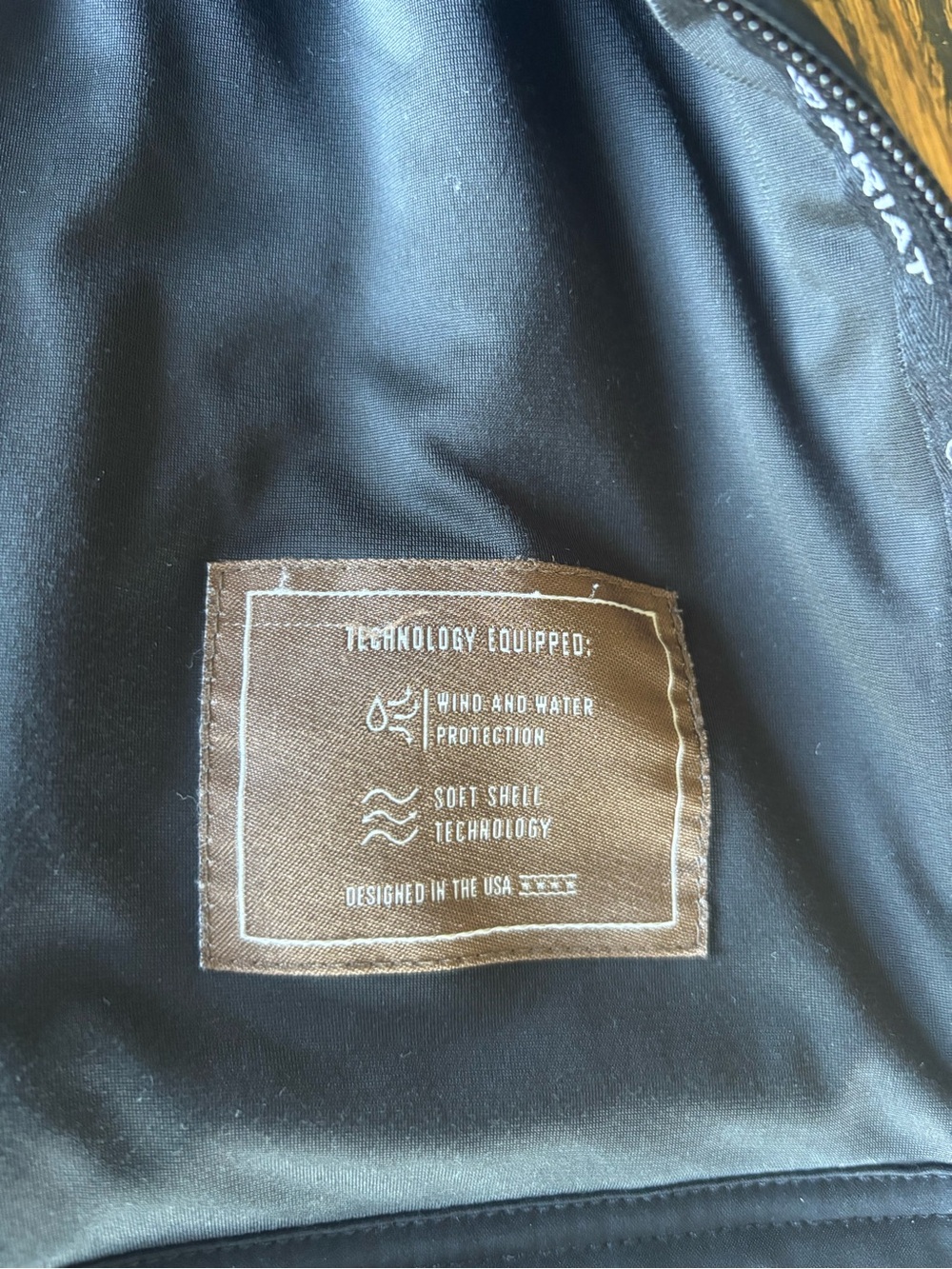 Ariat black Softshell Kids' Performance Jacket - Picture 5 of 7